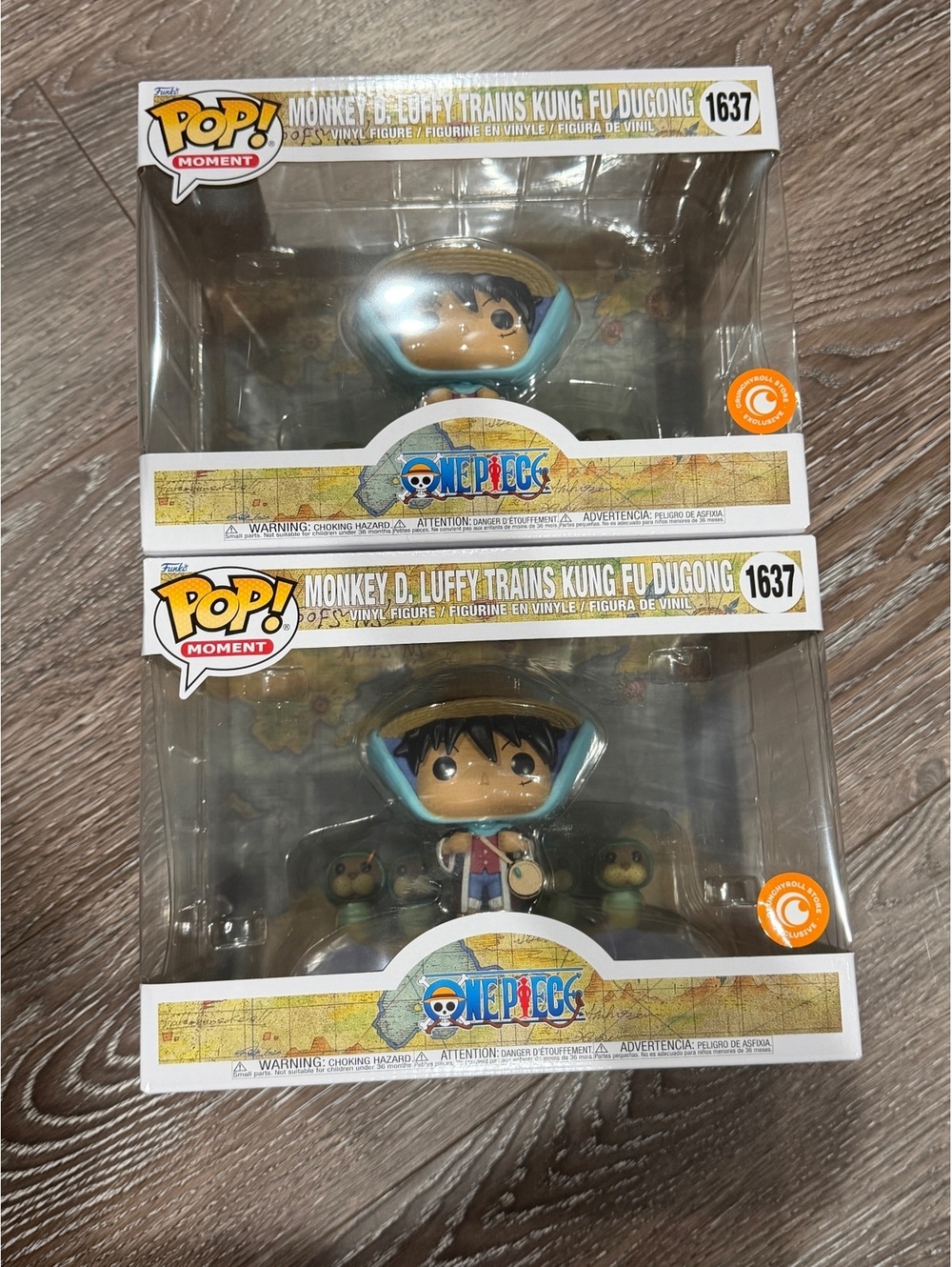 Funko Pop One Piece Monkey D Luffy Trains Kung Fu Dugong